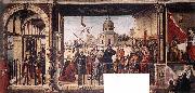 CARPACCIO, Vittore Arrival of the English Ambassadors g Norge oil painting reproduction